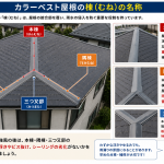 明石市　雹被害で棟板金に多数の凹みを確認！三叉部・隅棟・本棟の損傷状況と火災保険活用のポイント