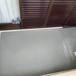 明石市 ベランダのひび割れ・塗膜の膨れを確認!防水塗装工事で雨漏り対策を行いました☔