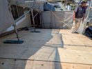 明石市　葺き替え　構造用合板　下屋根　完成　チェック