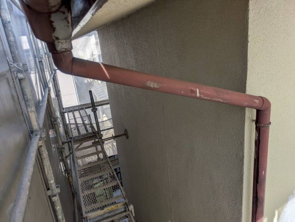 明石市 竪樋 撤去前
