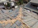 明石市　棟解体　葺き土　劣化