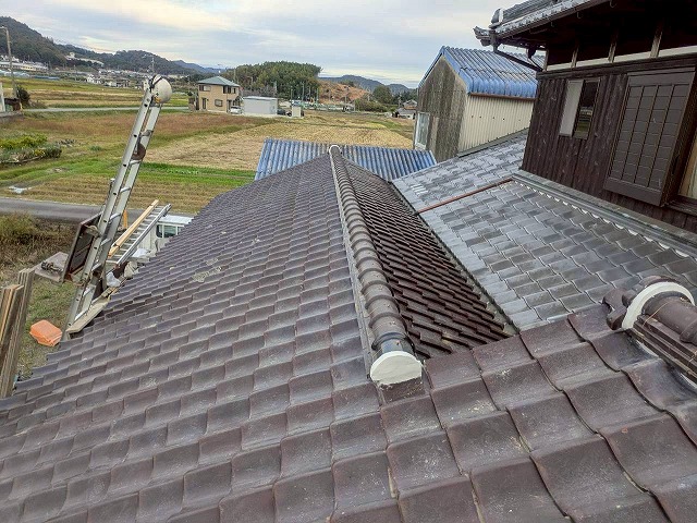加古川市　熨斗瓦　漆喰
