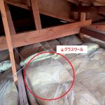 明石市　葺き替え工事が進行中！野地板の状態確認と天井裏の雨漏り跡を詳しく調査しました