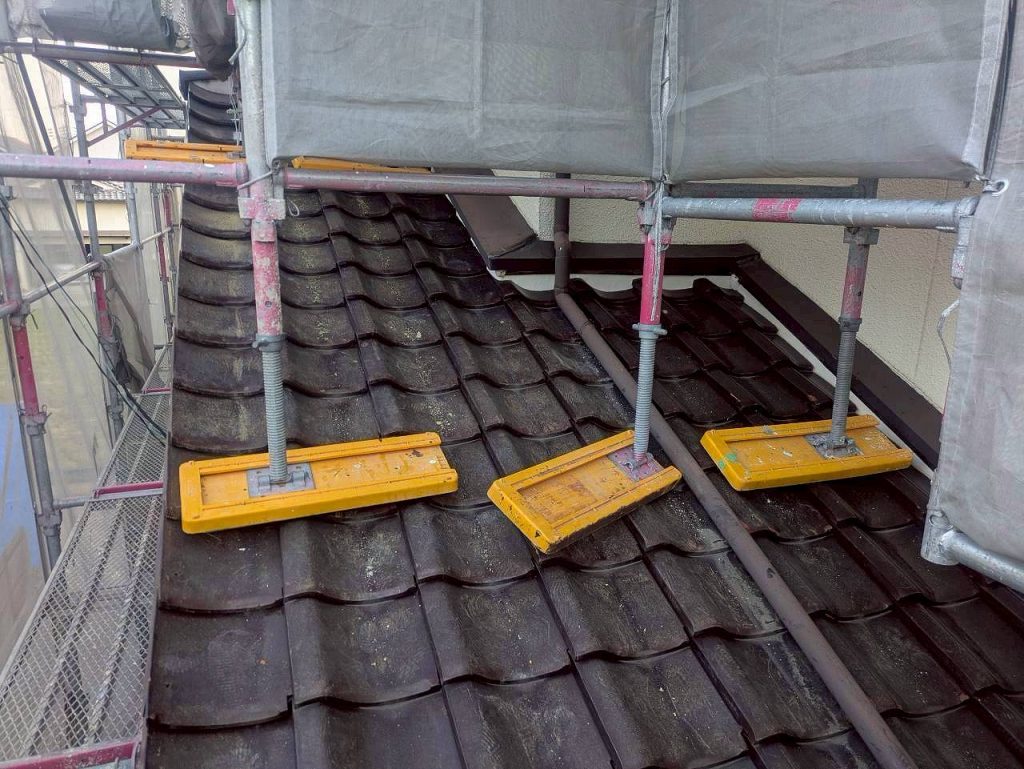 明石市　下屋根　劣化