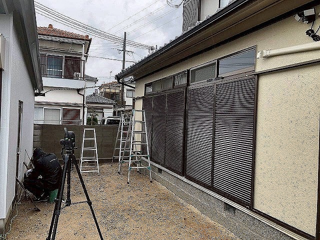 明石市 波板エクステリア 施工前