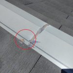 明石市|カラーベスト屋根の無料点検で施工不良を発見!棟板金の脳天釘打ち・雑なコーキング・屋根材のズレを確認しました