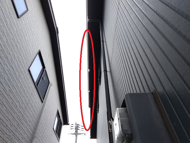 明石市 現調 雨樋 穴 雹被害 別箇所