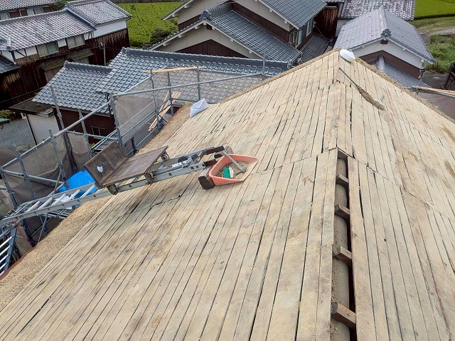 明石市 下地 葺き替え