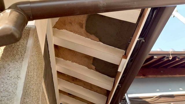 明石市 下地 内部 崩れ 漆喰補修