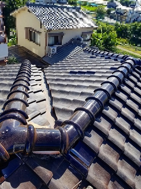 明石市 谷板金交換工事 施工完了