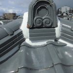 明石市　訪問販売の指摘をきっかけに谷板金交換と漆喰(しっくい)塗り直しを実施しました！