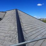 明石市　強風で棟包板金が飛散！ドローン調査でダメージを確認し、ガルバリウム鋼板で安全に復旧