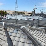 明石市|梅雨前に鉄製谷板金を交換!ガルバリウム鋼板製谷板金で防水強化