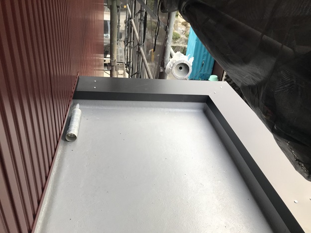 明石市 ベランダ笠木工事 施工後