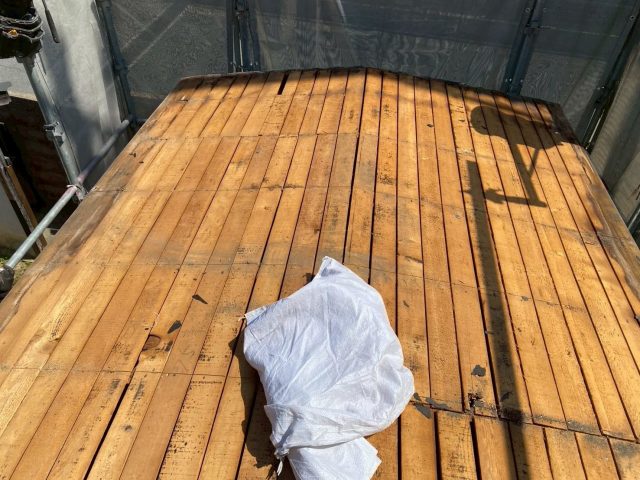 加古川市　既存金属屋根撤去