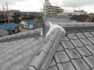 加古川市　棟積み直し　瓦の伏せ直し