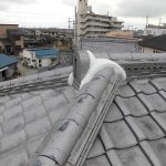 加古川市|雨漏りの犯人は棟だった!いぶし瓦屋根を棟積み直し工事